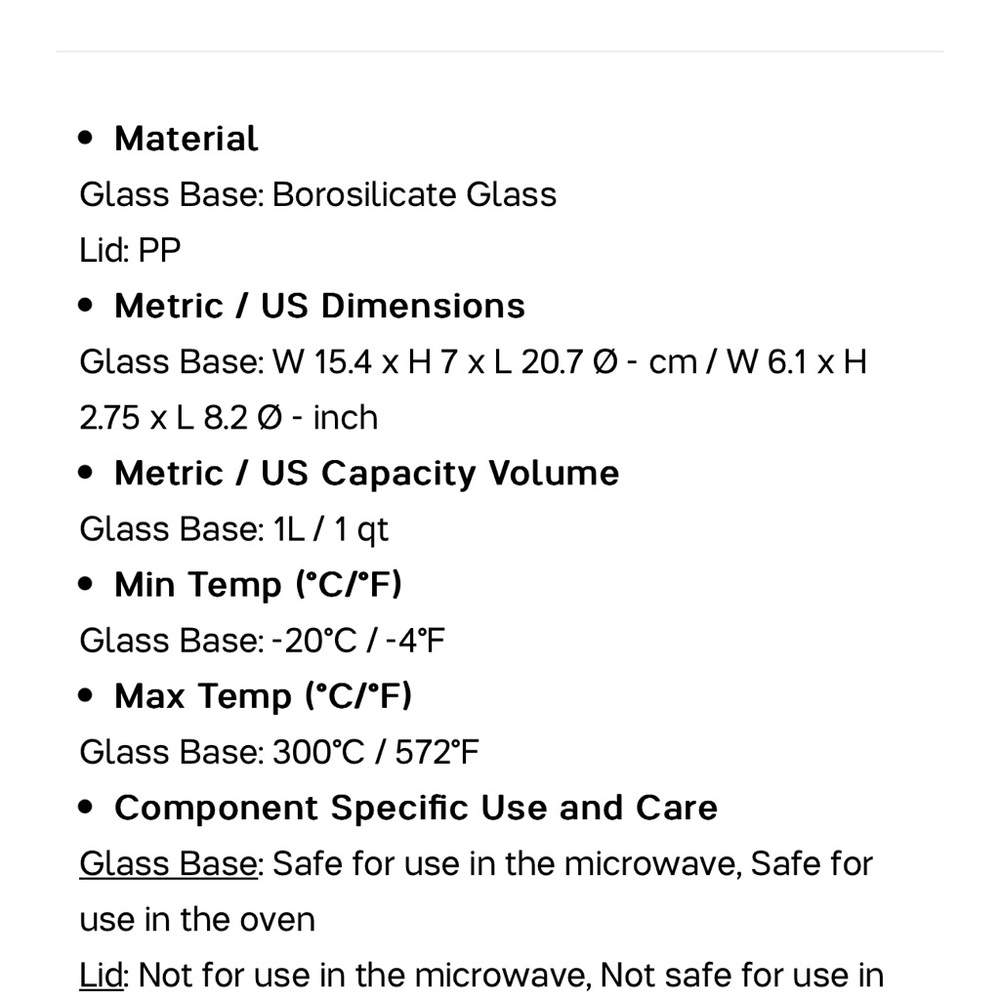 Tupperware Premiaglass Container 2-Pc Set - image 8